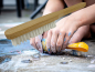 Preview: Brosse fine à poils en nylon
