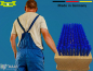 Preview: Handwerkerbürste mit harten Nylon-Borsten