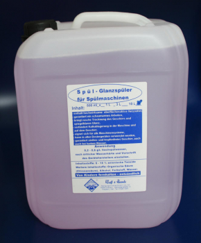Gloss detergent dishwasher