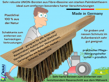 Gartengerätebürste Rasenmäherbürstre