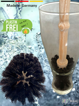 Thermoskannenbürste mit Rosshaar-Bestückung