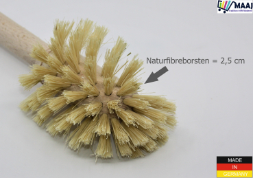 Wheelbrush / Thermos brush with half fibre hair