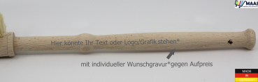 Wheelbrush / Thermos brush with half fibre hair