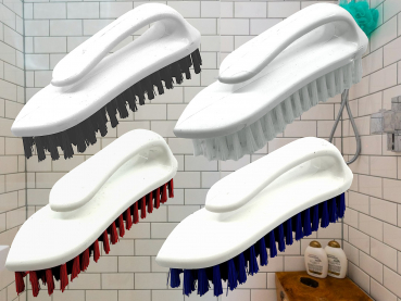 washingbrush with handle red