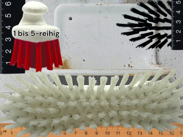 washingbrush with handle red