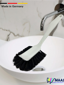 Brosse à vaisselle en forme de pot avec crin de cheval
