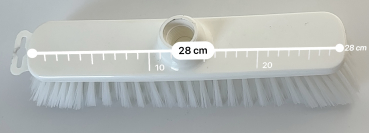 hygiene broom 28 cm white