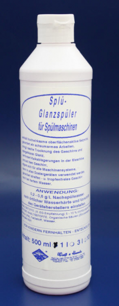 Gloss detergent dishwasher