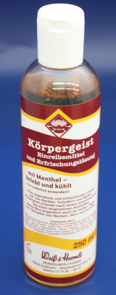 Einreibemittel Körpergeist - Erfrischungslösung