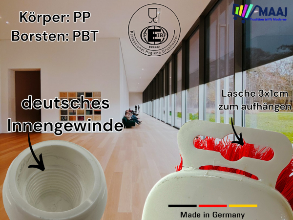 hhygiene broom 28 cm white