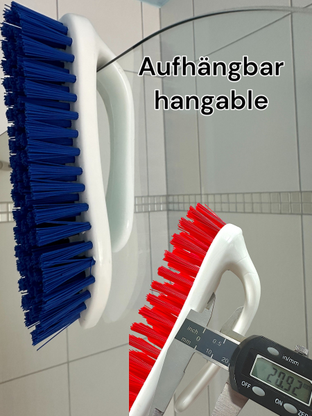 Hygiene-Waschbürste Rot