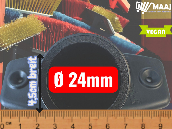 Halter für Besenstiele mit 24 mm Durchmesser