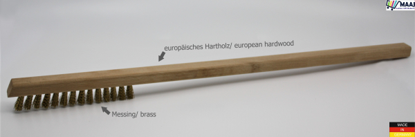 Maschinenreiniger mit kurzen harten Messingborsten
