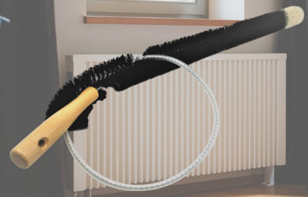 Heizkörperbürste aus Ziegenhaar