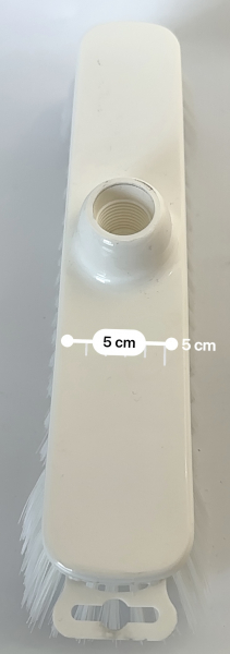 hygiene broom 28 cm white